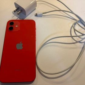 Apple iPhone 12 128GB(RED) 充電器付き 動作不良あり