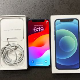 Apple iPhone 12 青 本体 充電ケーブル付き、ケースおまけ