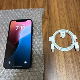 iPhone12 ブラック 64GB 正常動作【画面割れあり】