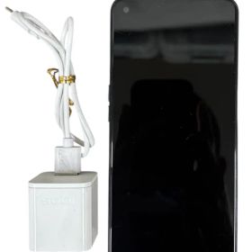 【中古】OPPO A545G 背面ガラスひびありau/UQ向けSIMロックあり