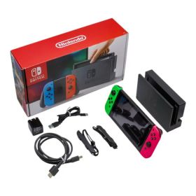 【中古】 任天堂 Nintendo Switch ニンテンドースイッチ 本体 初期型 HAC-001 HAC-S-KABAA a1