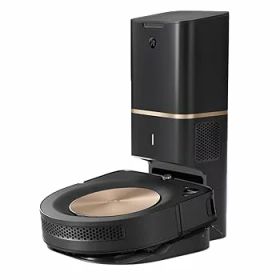 【中古】［非常に良い］ルンバ s9+ アイロボット ロボット掃除機 自動ゴミ収集 アレルゲン99%捕捉 パワフルな吸引力 隅や角まで ブラック S955860 【Alexa対応】