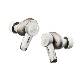 オーディオテクニカ 完全ワイヤレスイヤホン ［ワイヤレス(左右分離) / ノイズキャンセリング対応 / Bluetooth対応］ WH ATH-TWX9MK2WH