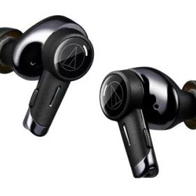 オーディオテクニカ ATH-TWX9MK2 BK(E) ノイズキャンセリング ワイヤレスイヤホン Bluetooth 完全ワイヤレス マイク付 最大約18.5時間再生 ワイヤレス充電対応 マルチ