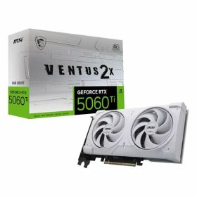【30日は24時間限定クーポン配布】MSI エムエスアイGeForce RTX 5060 Ti 8G VENTUS 2X OC WHITE PLUS グラフィックボード 転送不可 G506T8V2CWP(2673851)送料無料
