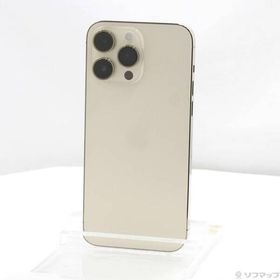 〔中古〕Apple(アップル) iPhone14 Pro Max 1TB ゴールド MQ9M3J／A SIMフリー〔247-ud〕