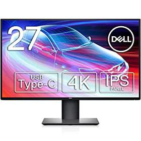【中古】Dell 4Kモニター 27インチ U2720QM(3年間無輝点交換保証付/広視野角/HDR/IPS非光沢/フリッカーフリー/USB Type-CDPHDMI/高さ調整/回転)
