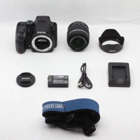 【美品】ショット数158 枚 ペンタックス PENTAX KF 18-55WR レンズキット ブラック デジタル一眼レフカメラ JS129-01188