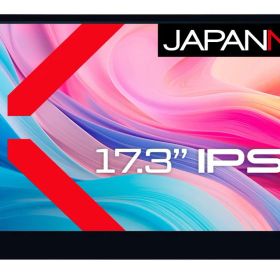 JAPANNEXT 17.3インチ モバイルモニター IPS パネル 4K UHD 3840x2160解像度 スマートケース付き (Type C/MAC PC対応/スピーカー内蔵 / sRGB100% / 光沢) JN-MD-IPS173UHDR-T