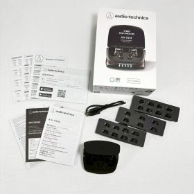 【展示品】オーディオテクニカ ATH-TWX9 ワイヤレスイヤホン bluetooth 完全ワイヤレス マイク付 最大約18.5時間再生 ワイヤレス充電対応 マルチポイント 深紫外線除菌システム AmazonAlexa搭載 通話品質強化 低遅延モード IPX4防滴性能 aptX adaptive AAC 360 Reality Audio