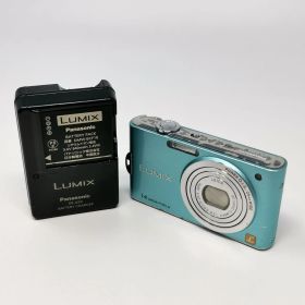 Panasonic LUMIX DMC-FX66 カメラ コンデジ 水色 動作確認済み SDカードなし 中古品 管理番号ARCAMKO1216