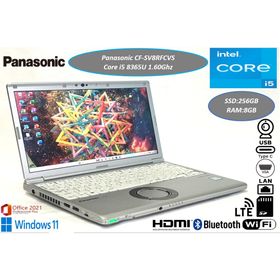 パナソニック(Panasonic)の美品 Let's note SV8 12型 豊富なインタフェース 高画質 軽量(ノートPC)