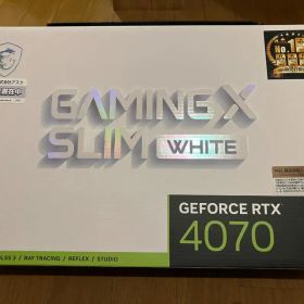 GEFORCE RTX 4070 GAMING X SLIM WHITE 12G