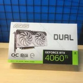 中古 ASUS DUAL-RTX4060TI-O8G-WHITE(RTX4060Ti 8G) 175548 状態： Bランク