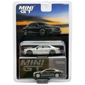 ミニGT 1/64 ベントレー フライングスパー ホワイトサンド ヴェルダント チェイスカーMini GT 1:64 Bentley Flying Spur White Sand Verdaunt chase car