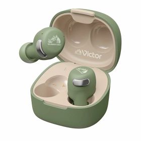 【あす楽 送料無料】 JVCケンウッド Victor HA-A30T2-G ワイヤレスイヤホン Bluetooth Ver.5.3 ノイズキャンセリング グリーン