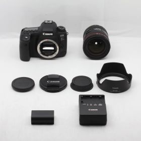 【美品】ショット数 14,055 Canon キャノン デジタル一眼 EOS 6D Mark II EF24-70 F4L IS USM レンズキット JS129-01179