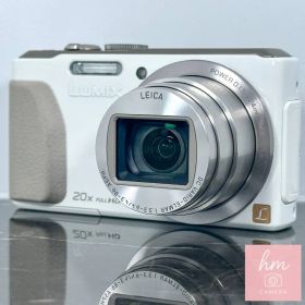 【美品】Panasonic LUMIX DMC-TZ40 ホワイト 1810万画素 光学20倍ズーム LEICAレンズ Wi-Fi GPS NFC フルHD動画 コンパクトデジタルカメラ