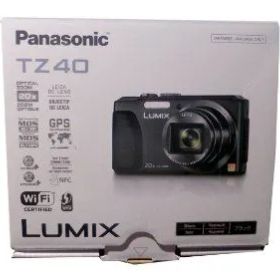 【中古】パナソニック デジタルカメラ ルミックス TZ40 光学20倍 ブラック DMC-TZ40-K