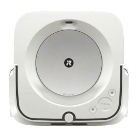 ブラーバジェット m6 アイロボット 床拭きロボット 水拭き ロボット掃除機 マッピング Wi-Fi対応 遠隔操作 静音 複数の部屋の清掃可能 m613860 ホワイト Alexa対応 スマホ対応 カーペット対応