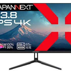 JAPANNEXT JN-IPS238U-C6 液晶ディスプレイ 23.8型/ 3840×2160/ HDMI×1、DP×1、USB-C×1/ ブラック/ スピーカー有/ 2年保証
