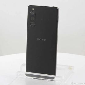 ソフマップ 〔中古品〕 Xperia 10 IV 128GB ブラック A202SO Softbank SIMフリー【349】