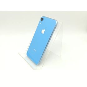 【中古】Apple SoftBank 【SIMロック解除済み】 iPhone XR 64GB ブルー MT0E2J/A【福岡筑紫】保証期間1ヶ月【ランクC】