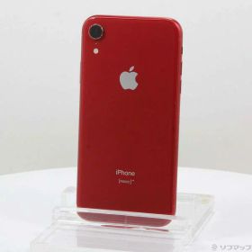 【中古】Apple(アップル) iPhoneXR 64GB プロダクトレッド MT062J／A SoftBank 【198-ud】