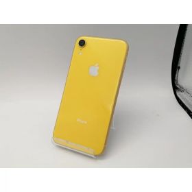 【中古】Apple docomo 【SIMロック解除済み】 iPhone XR 256GB イエロー MT0Y2J/A【広島本通】保証期間1ヶ月【ランクC】