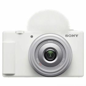 【中古】【1年保証】【美品】SONY VLOGCAM ZV-1F ホワイト [ZV-1F W]