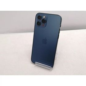 【中古】Apple docomo 【SIMロック解除済み】 iPhone 12 Pro 256GB パシフィックブルー MGMD3J/A【仙台駅東口】保証期間1ヶ月【ランクC】