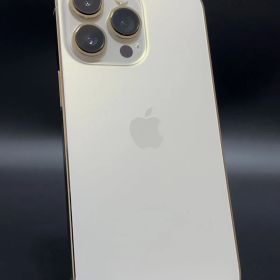 【中古品】iPhone13Pro 128GB ゴールド MLUH3J/A SIMフリー 2084