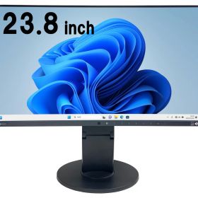 【送料無料】TF: EIZO FlexScan EV2450 2019年製 超狭額ベゼル 23.8型ワイド フルHD（1920x1080）IPSパネル ノングレア(非光沢)【3ケ月保証】