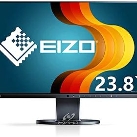 【中古】（新古品） EIZO FlexScan EV2450（黒）/フレームレス?IPS/23.8インチ/HDMI対応/1920×1080 /フルHD/USBハブ/16:9/画面回転 高さ調整/PS? Switch対応(整備済み品)