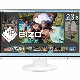 【中古】(良い)EIZO FlexScan 23.8インチ カラー液晶モニター ( 1920×1080 / IPSパネル / 5ms / ノングレア/ ホワイト ) EV2450-WTR