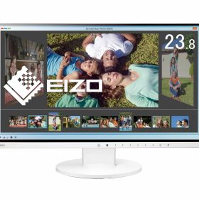 【中古】【非常に良い】EIZO FlexScan 23.8インチ カラー液晶モニター ( 1920×1080 / IPSパネル / 5ms / ノングレア/ ホワイト ) EV2450-WTR