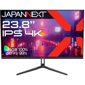 JAPANNEXT ジャパンネクスト 4K対応 23.8型液晶ディスプレイ/HDMI×2、DP×1/ブラック/スピーカー有/2年保証 JN-IPS238U