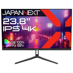 JAPANNEXT JN-IPS238U 液晶ディスプレイ 23.8型/ 3840×2160/ HDMI×2、DP×1/ ブラック/ スピーカー有/ 2年保証