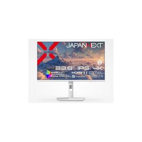 JAPANNEXT 液晶ディスプレイ 23.8型/3840×2160/ホワイト JN-IPS238U-HSPC6-W