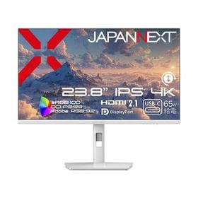 JAPANNEXT PCモニター・液晶ディスプレイ JN-IPS238U-HSPC6-W [23.8インチ ホワイト]
