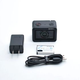 B#11631 SONY(ソニー) コンパクトデジタルカメラ Cyber-shot RX0II ブラック 1.0型積層型CMOSセンサー 180度チルト可動式液晶モニター 防水・防塵性能 4K動画撮影 DSC-RX0M2