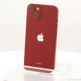 【中古】Apple(アップル) iPhone13 128GB プロダクトレッド MLNF3J／A SIMフリー 【247-ud】