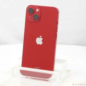 【中古】Apple(アップル) iPhone13 128GB プロダクトレッド MLNF3J／A SIMフリー 〔ネットワーク利用制限▲〕 【247-ud】