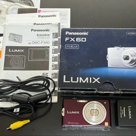 【動作確認済】Panasonic Lumix DMC-FX60 バイオレット