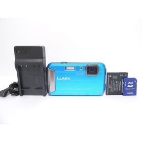 パナソニック(Panasonic)の【返品保証】Panasonic LUMIX DMC-FT25 ブルー(コンパクトデジタルカメラ)