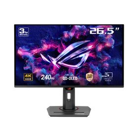 ASUSゲーミングモニター/ROG Strix OLED XG27UCDMG - 26.5インチ/4K量子ドット有機ELパネル/240Hz/0.03ms (GTG)/Anti-Flicker/カスタムヒートシンク/Neo Proximity Sensor/VESA DisplayHDR 400 True Black/99% DCI-P3/DisplayWidget Center/国内正規品