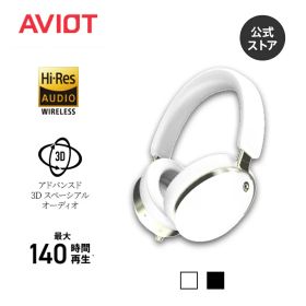 AVIOT WA-J1 HYDE氏CMで話題 ワイヤレスヘッドホン ノイズキャンセリング 最大140時間再生 LDAC ハイレゾ LC3 対応 高音質 ドライバーシステム ピエゾドライバー採用 デザイン性 快適な装着感 立体音響効果 有線 無線 両用 ブルートゥース