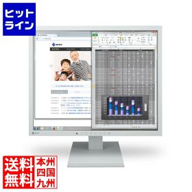 【お買い物マラソン】4/10 AM1:59まで ナナオ 48cm(19.0)型カラー液晶モニター FlexScan S1934 セレーングレイ S1934-TGY