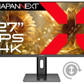 JAPANNEXT JN-IPS27U2-HSP 液晶ディスプレイ 27型/ 3840×2160/ HDMI×2、DP×2/ ブラック/ スピーカー有/ 2年保証