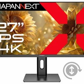 JAPANNEXT 液晶ディスプレイ 27型/3840×2160/ブラック JN-IPS27U2-HSP
